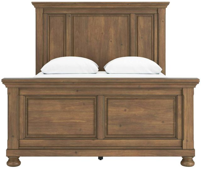 Signature Design by Ashley® Vandenmore Medium Brown Queen Panel Bed-1