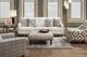 Furniture of America® Parker Gray Ottoman-1