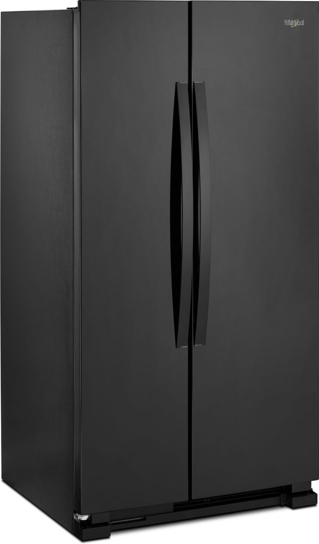 Whirlpool® 36" 25.1 Cu. Ft. Side-By-Side Refrigerator-Black-2