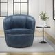 Parker House® Barolo Vintage Navy Swivel Club Chair-1