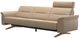 Stressless® by Ekornes® Stella Beige 105" Manual Reclining Sofa with One Headrest and Wood Base-0