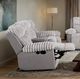 Furniture of America® Dionysus Gray Manual Reclining Loveseat-0