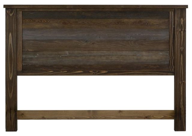 International Furniture Direct Town Brown/Gray Queen Panel Bed-2