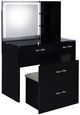 Coaster® Flora 2-Piece Black High Gloss Vanity Set with LED Mirror-2