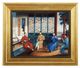 A & B Home 2-Piece Gold Framed Musicians Wall Art Set-1