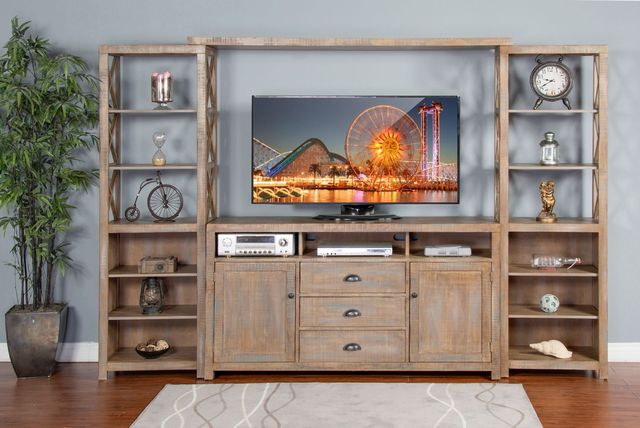 Sunny Designs™ Durango Weathered Brown Entertainment Wall Bridge-1