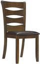 Homelegance® Darla Brown Dining Side Chair-0