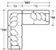 Jackson Furniture Mammoth 2-Piece Chocolate Right Side Facing L-Shape Sectional-4