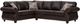 Hughes Furniture® 17400 2-Piece Ridgeline Brownie L-Shape Sectional-0