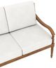 New Classic® Home Furnishings Savannah White Linen Outdoor Sofa-4
