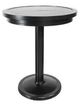 CabanaCoast® Customizable Monaco Aluminum 24" Outdoor Round Pedestal Balcony Table-0