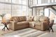 Signature Design by Ashley® Bandon 2-Piece Toffee Left-Arm Facing Sectional-1