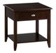 Jofran Inc. Merlot Brown End Table-0