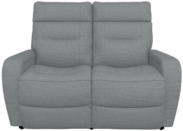 La-Z-Boy® Baron Graphite Power Wall Reclining Loveseat with Headrest and Lumbar-1