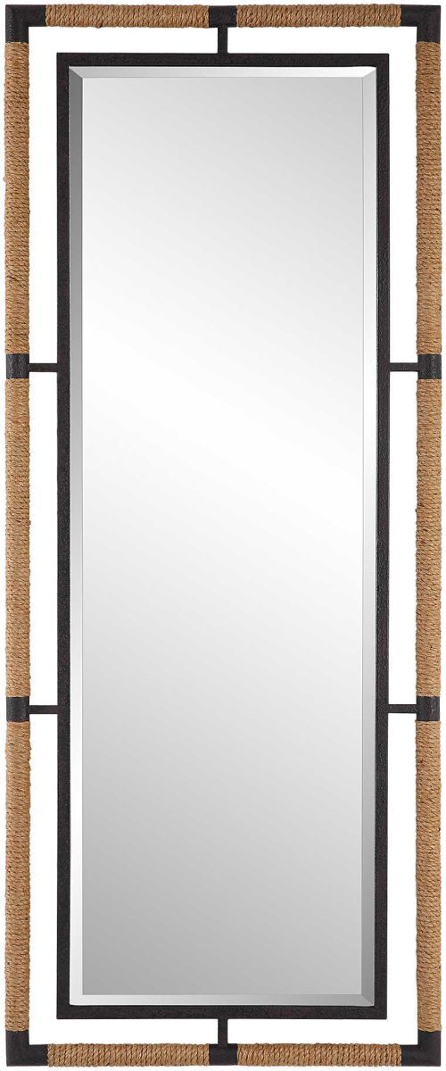 Uttermost® Melville Rust Black Tall Mirror-0