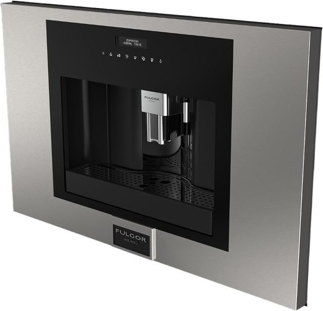 Fulgor® Milano Stainless Steel Built-In Coffee Maker Trim Kit-2
