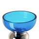A & B Home Blue/Silver 6" Flower Vase-1