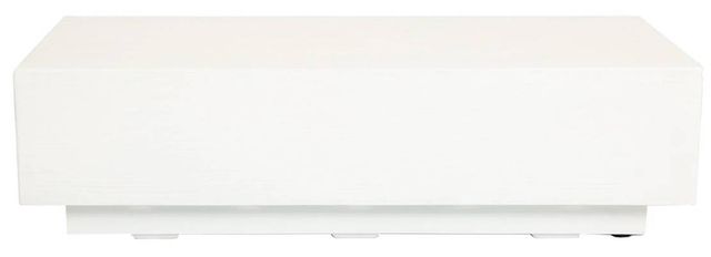 Sunset West Faux Bois White Glass Fiber Reinforced Concrete Outdoor Coffee Table-1