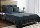 Classic Home Bari 3-Piece Bay Green King Quilt Set-0