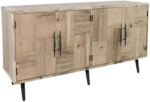 Jofran Inc. Colhane Washed 4-Door Accent Cabinet-0
