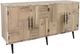 Jofran Inc. Colhane Washed 4-Door Accent Cabinet-0