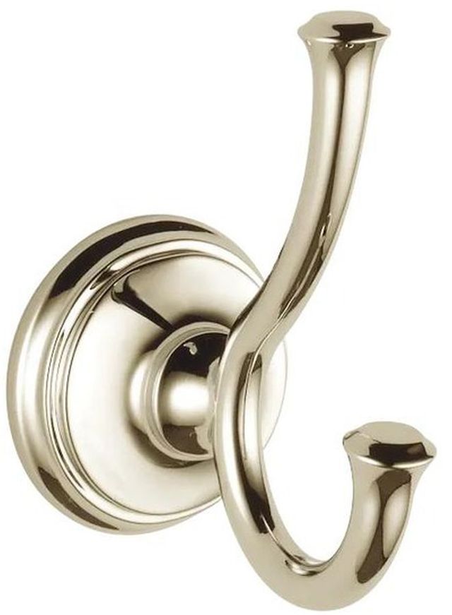 Delta Cassidy® Polished Nickel Double Robe Hook-0