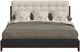 Flexsteel Waterfall Beige/Black King Upholstered Panel Bed-1