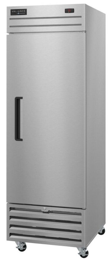 Hoshizaki Valiance® 27" 19.1 Cu. Ft. Stainless Steel Single Section Upright Refrigerator with Lock-1