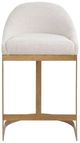 Uttermost® Ira Antique Gold Leaf/Ivory Counter Stool-4