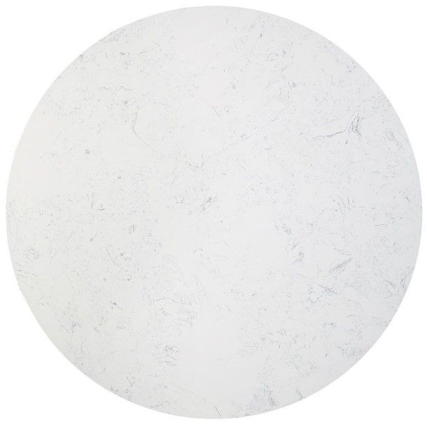 ACME Furniture Jaramillo White Top Round Dining Table with Black Base-2