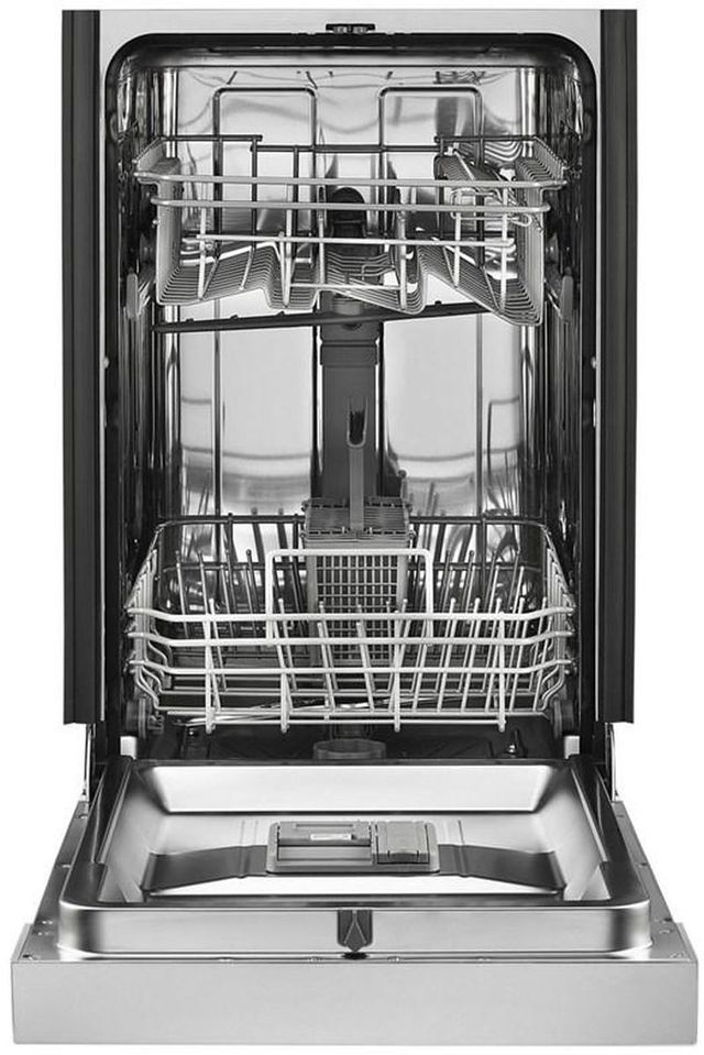 Whirlpool® 18" Stainless Steel Front Control Built In Dishwasher-2