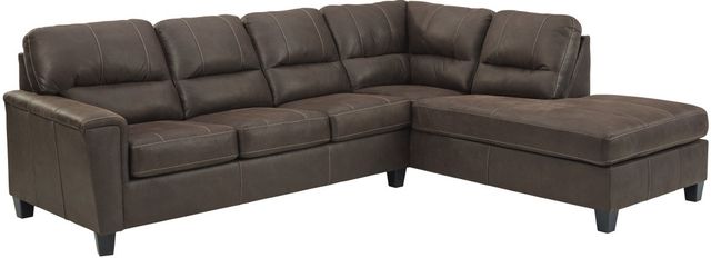 Signature Design by Ashley® Navi 2-Piece Chestnut Living Room Set-1