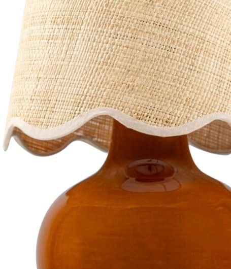 Surya Stella Glazed Tan Table Lamp-1