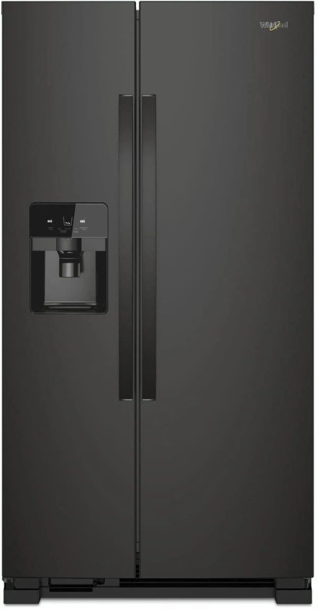 Whirlpool® 33 in. 21.4 Cu. Ft. Black Side-by-Side Refrigerator-0