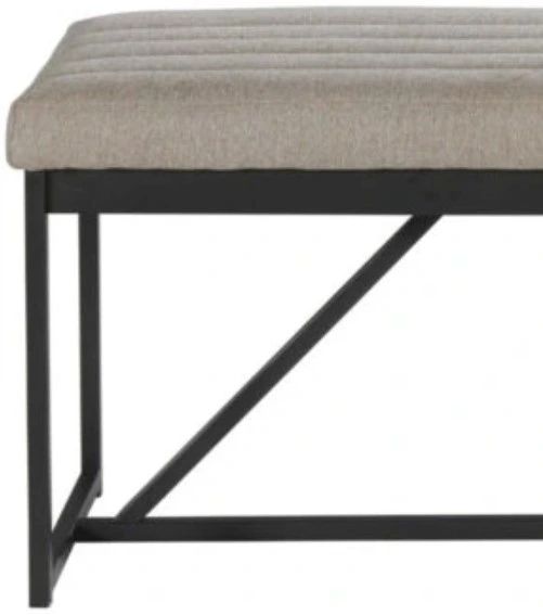Intercon Eden Black/Rustic Dune Bench-2