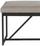 Intercon Eden Black/Rustic Dune Bench-2