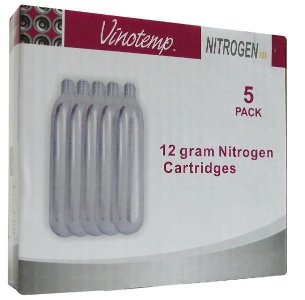 Vinotemp Nitrogen Cartridges for Wine Dispenser-2