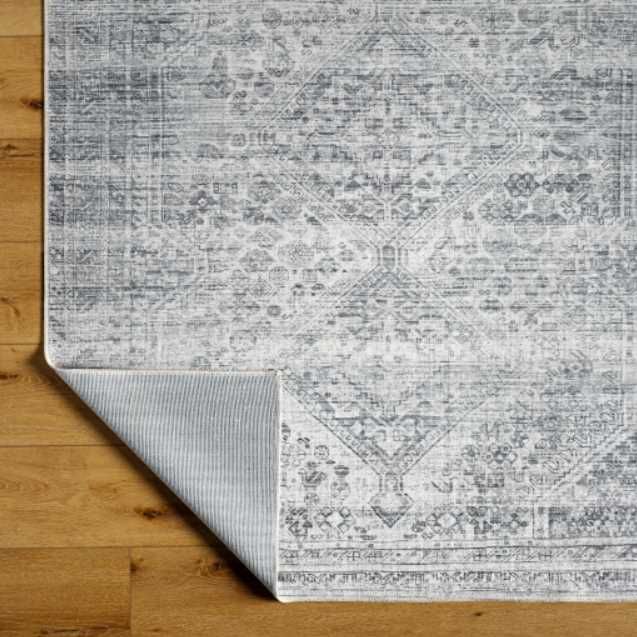 Surya Embrace Black/White 4'x6' Area Rug-2