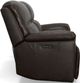 Flexsteel® Jackson Dark Brown Power Reclining Loveseat with Console and Power Headrests-4