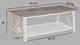 Crown Mark Thelma 3-Piece Weathered Gray Occasional Table Set with White Base-2