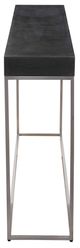 Uttermost® Jase Black Console Table with Brushed Nickel Base-4