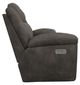 La-Z-Boy® Joel Smoke Power Reclining Sofa with Headrest and Lumbar-2