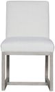 Universal Explore Home™ Modern Carter Flint/White Upholstered Dining Side Chair-2