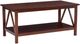 Linon Titian Antique Tobacco Coffee Table-0