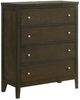 Coaster® Wilkes 5-Piece Dark Cocoa King Panel Bedroom Set-3