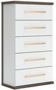 Signature Design by Ashley® Kendanport Brown/White 5-Drawer Chest-0