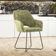Primo™ International Luxury 2-Piece Duda Green Dining Arm Chair Set-1