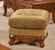 Fornirama 586 Brown/Dark Yellow Accent Ottoman-1