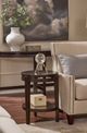 aspenhome® Sutton French Roast Round Accent Table-1