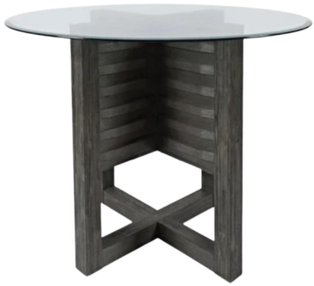 Jofran Inc. Altamonte 5-Piece Dark Charcoal/Gray 48" Counter Dining Set-2